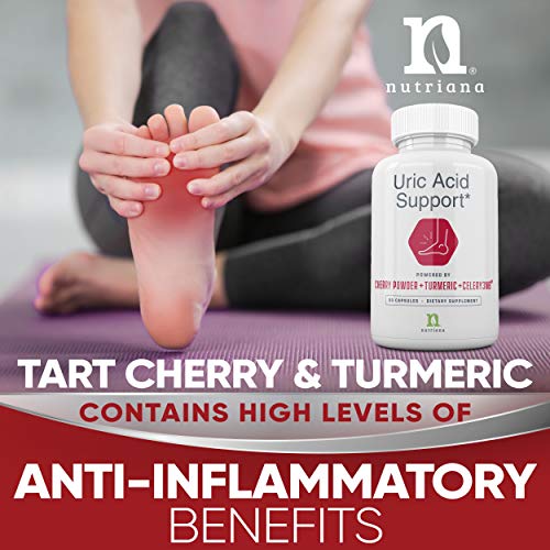 Uric Acid Cleanse Support Tart Cherry 2500mg with Turmeric and Celery Seed Extract